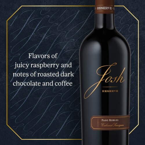 Josh Cellars Reserve Cabernet Sauvignon California Red Wine Perspective: left