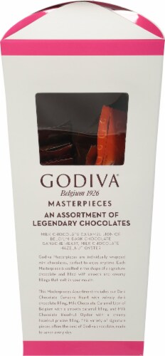 Godiva Masterpieces Assorted Chocolates Valentine Candy Perspective: left
