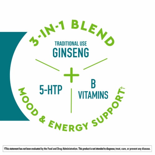 Nature Made® WellBlends™ Positive Mood & Energy™ Softgel Capsules Perspective: left