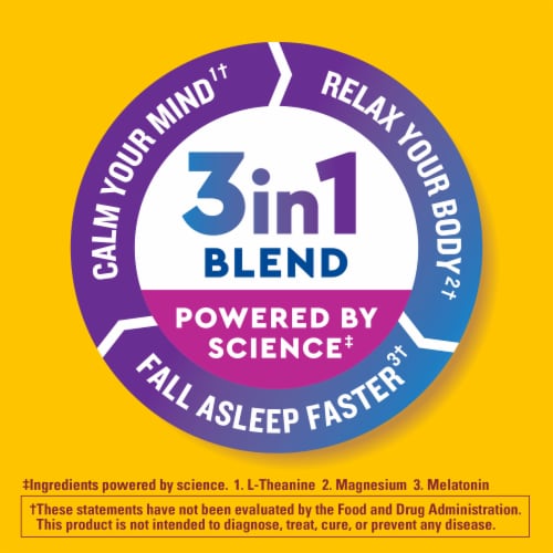 Nature Made® WellBlends™ Sleep & Recover™ Dreamy Berry Gummies Perspective: left