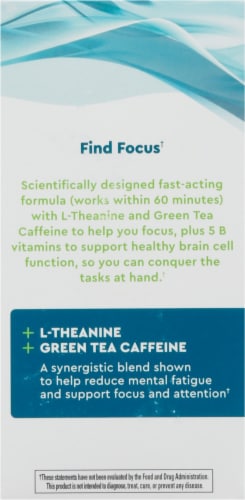 Nature Made® WellBlends Sweet Peppermint Clear & Focus + B Vitamins Chewable Tablets Perspective: left