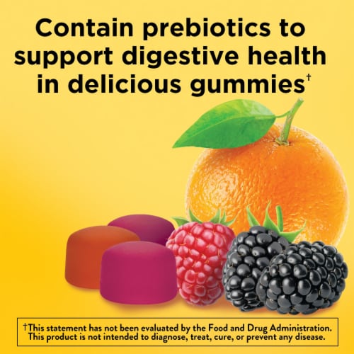 Nature Made® Fiber Adult Gummies 5g Perspective: left