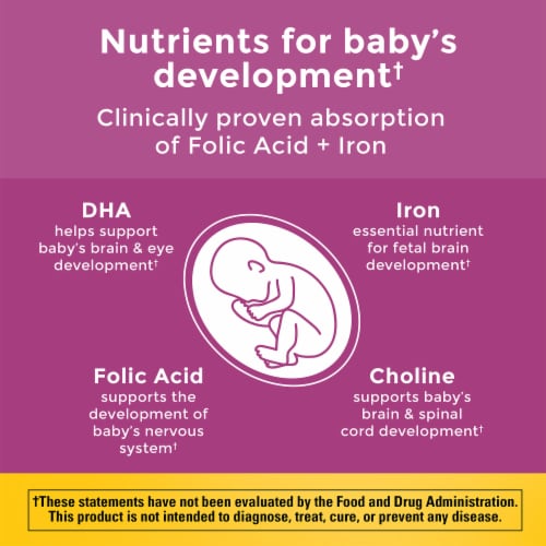 Nature Made® Prenatal Multi + Choline Regimen Perspective: left