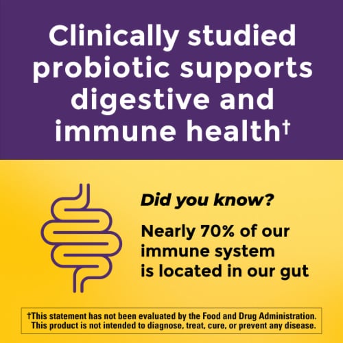Nature Made Probiotics 1 Billion CFU From Live Cultures Capsules Perspective: left