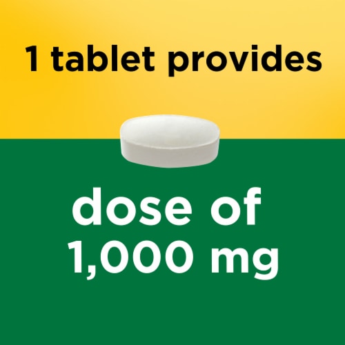 Nature Made® L-Lysine Tablets 1000mg Perspective: left