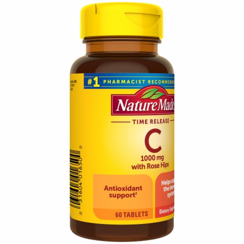 Nature Made® Vitamin C Tablets 1000mg Perspective: left