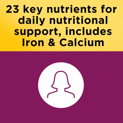 Nature Made® Multivitamin For Her Tablets Perspective: left