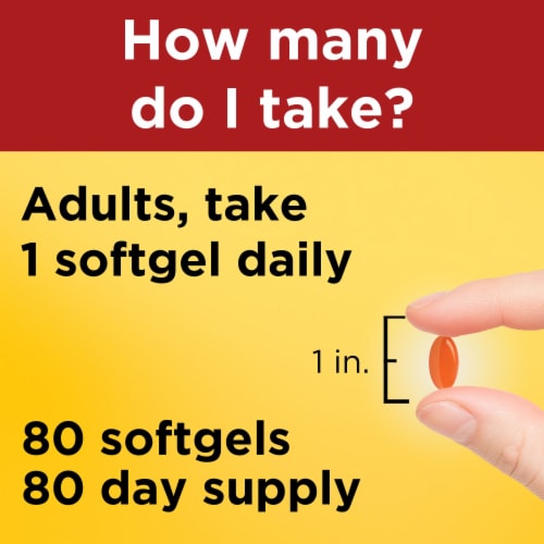 Nature Made® CoQ10 Softgels 200mg Perspective: left