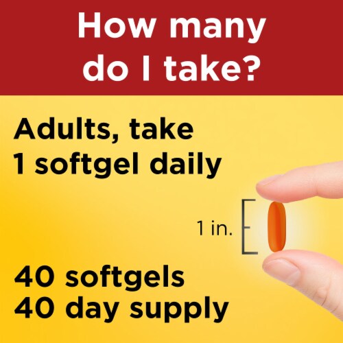 Nature Made® CoQ10 Softgels 400mg Perspective: left