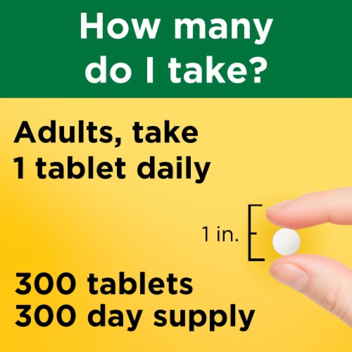 Nature Made® Vitamin D3 25 mcg Tablets Perspective: left