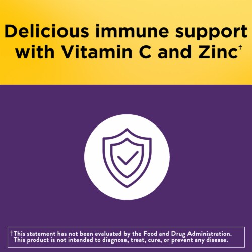 Nature Made® Elderberry with Vitamin C & Zinc Gummies Perspective: left