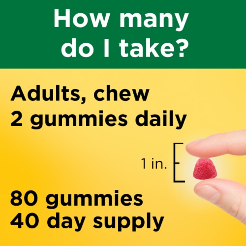 Nature Made® Strawberry Lemon & Orange Multi + Omega-3 Gummies Perspective: left
