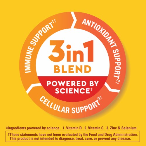 Nature Made® Wellblends™ ImmuneMax® Tangerine Gummies Perspective: left