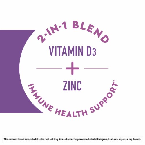 Nature Made® WellBlends™ Elderberry With ImmuneCare™ Tablets Perspective: left