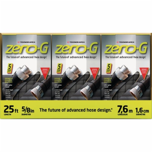 Teknor Apex Zero-G 5/8-in x 25-Ft Premium-Duty Lightweight Woven Hose Perspective: left