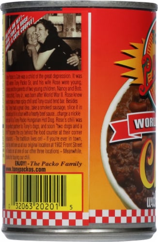 Tony Packo's Cafe® Chili with Beans Perspective: left