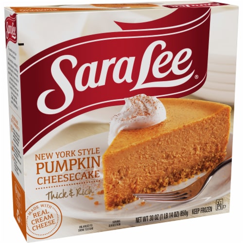 Sara Lee Pumpkin New York Style Cheesecake Perspective: left