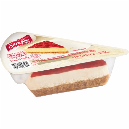 Sara Lee French Style Strawberry Cheesecake Slice Perspective: left