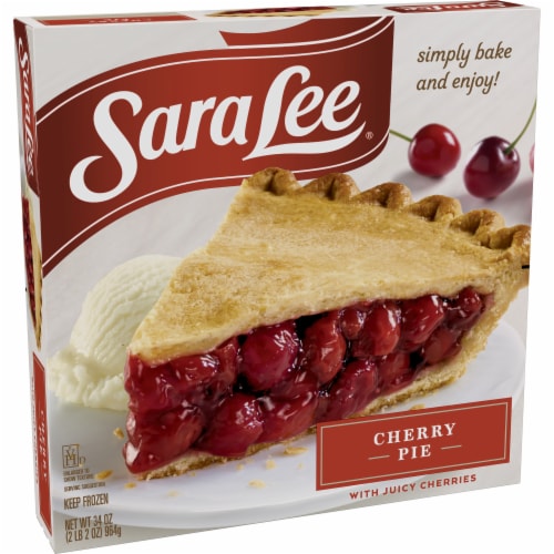 Sara Lee® Traditional Fruit Pie 9" Unbaked Cherry 34oz Perspective: left
