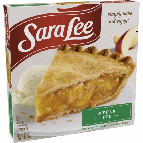 Sara Lee® Traditional Fruit Pie 9" Unbaked Apple 34oz Perspective: left