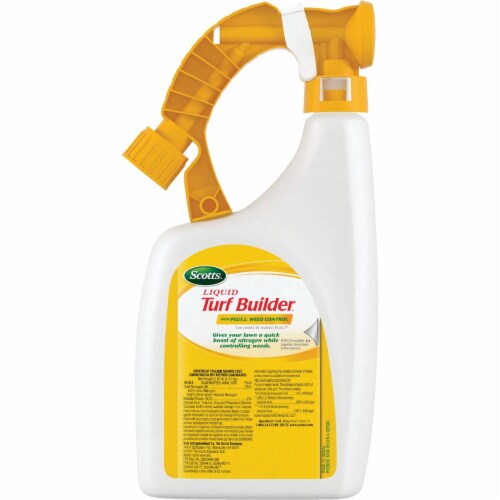 Scotts® Liquid Turf Builder® Weed & Feed Perspective: left