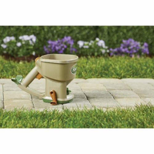 Scotts® Whirl Handheld Spreader Perspective: left
