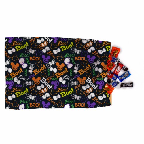 Jay Franco Mickey and Minnie Mouse Trick or Treat Pillowcase Perspective: left