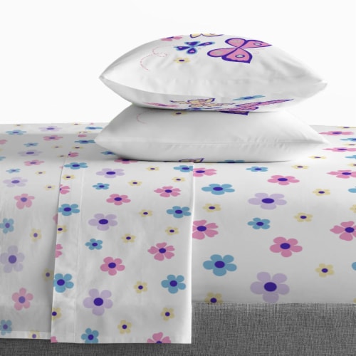 Sunny Side Up Flutter Sheet Set Perspective: left