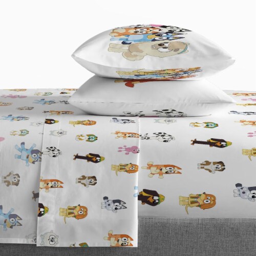 Sunny Side Up Bluey Sheet Set Perspective: left