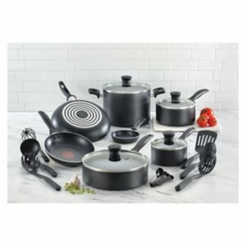 T-fal Pure Cook Nonstick Aluminum 18-Piece Cookware Set, 18 Piece - Baker's