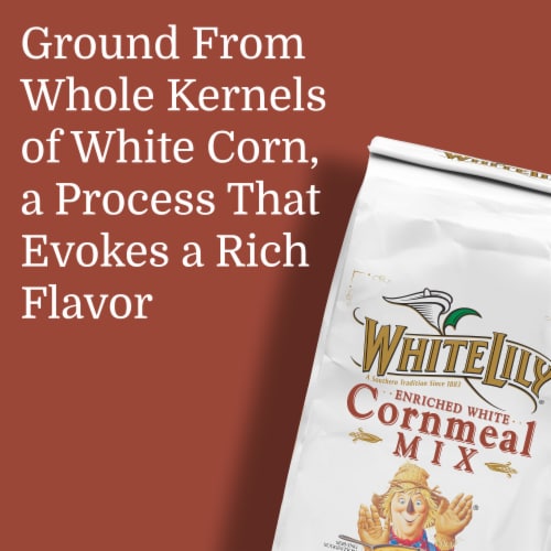 White Lily Self-Rising Enriched White Cornmeal Mix Perspective: left