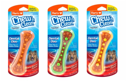 Hartz® Chew 'n Clean® Tri-Point Dog Toy - Medium