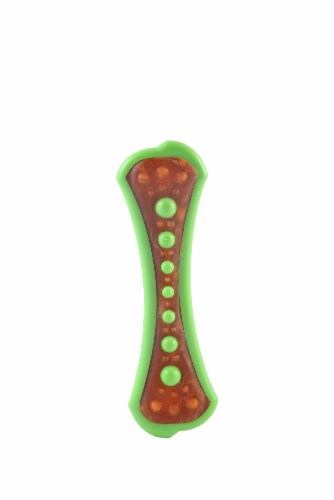 Hartz Chew 'n Clean Large Dental Duo Dog Chew Toy Perspective: left