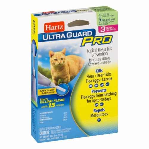 hartz ultraguard one spot for cats and kittens instructions