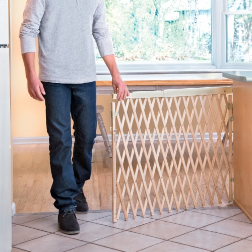 Evenflo Expansion Walk Thru Room Divider Baby Gate Natural 1 ct Harris Teeter