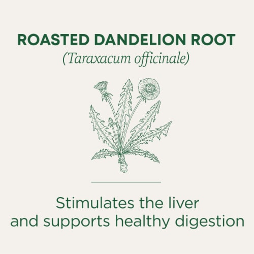 Traditional Medicinals Organic Roasted Dandelion Root Tea Perspective: left