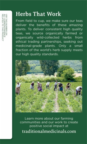 Traditional Medicinals Organic Licorice Root Tea Bags 16 Count Perspective: left