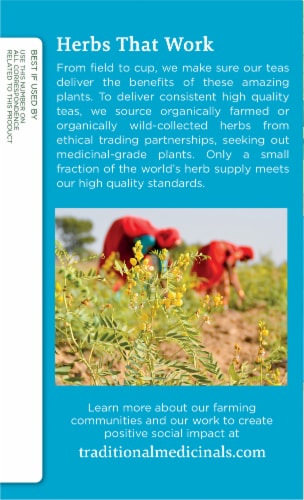 Traditional Medicinals Organic EveryDay Detox Dandelion Herbal Tea Bags Perspective: left