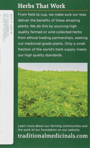 Traditional Medicinals Hemp + Chamomile Herbal Tea Perspective: left