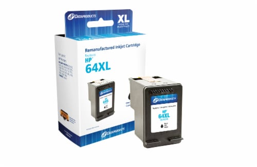 Dataproducts Remanufactured Inkjet Cartridge for HP 64XL - Black Perspective: left