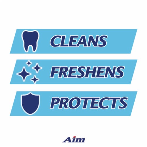 AIM Cavity Protection Toothpaste Ultra Mint Gel Perspective: left