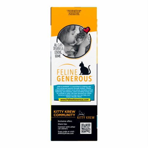 Arm & Hammer™ Clump & Seal AbsorbX Multi-Cat Unscented Litter Perspective: left
