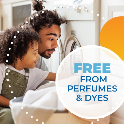 Arm & Hammer™ Fragrance-Free Power Sheets™ Laundry Detergent Perspective: left