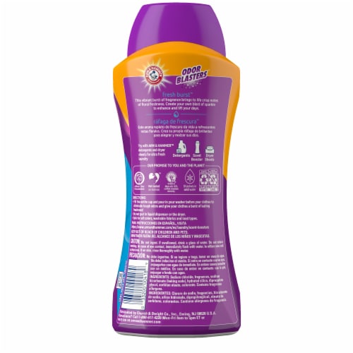 Arm & Hammer Odor Blasters Fresh Burst In-Wash Scent Booster Perspective: left
