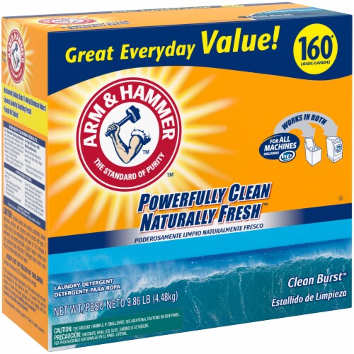 Arm & Hammer™ Clean Burst Powder Laundry Detergent Perspective: left