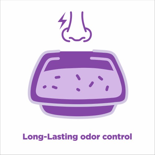 ARM & HAMMER Forever Fresh Lavender Clumping Cat Litter Perspective: left
