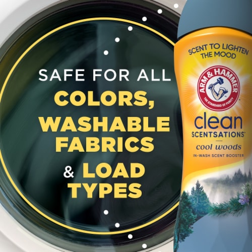 ARM & HAMMER Clean Scentsations Cool Woods In-Wash Scent Booster Perspective: left