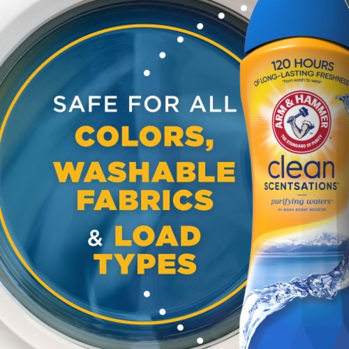 Arm & Hammer Clean Scentsations Purifying Waters In-Wash Scent Booster Perspective: left