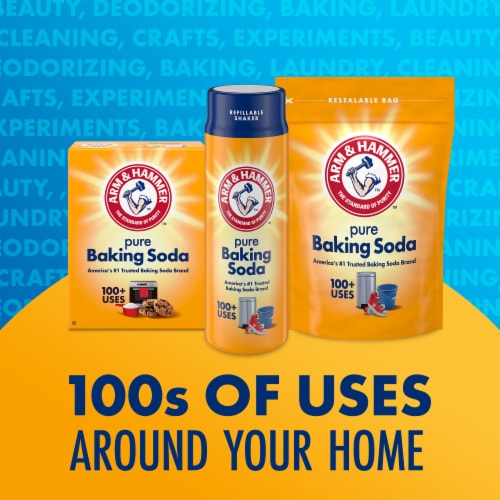 ARM & HAMMER Pure Baking Soda Refillable Shaker Perspective: left