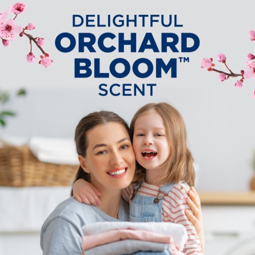 Arm & Hammer™ Orchard Bloom Scented 3-In-1 Detergent Plus Liquid Softener Perspective: left
